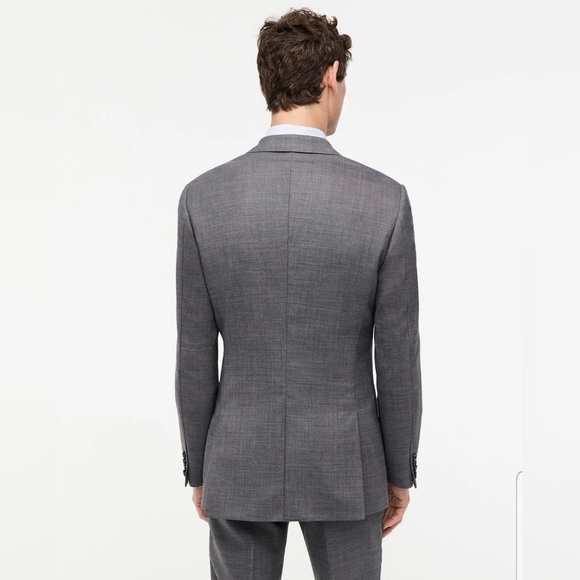 Ludlow essential slim fit suit jacket in stretch four season wool NWT 40L - Picture 4 of 9